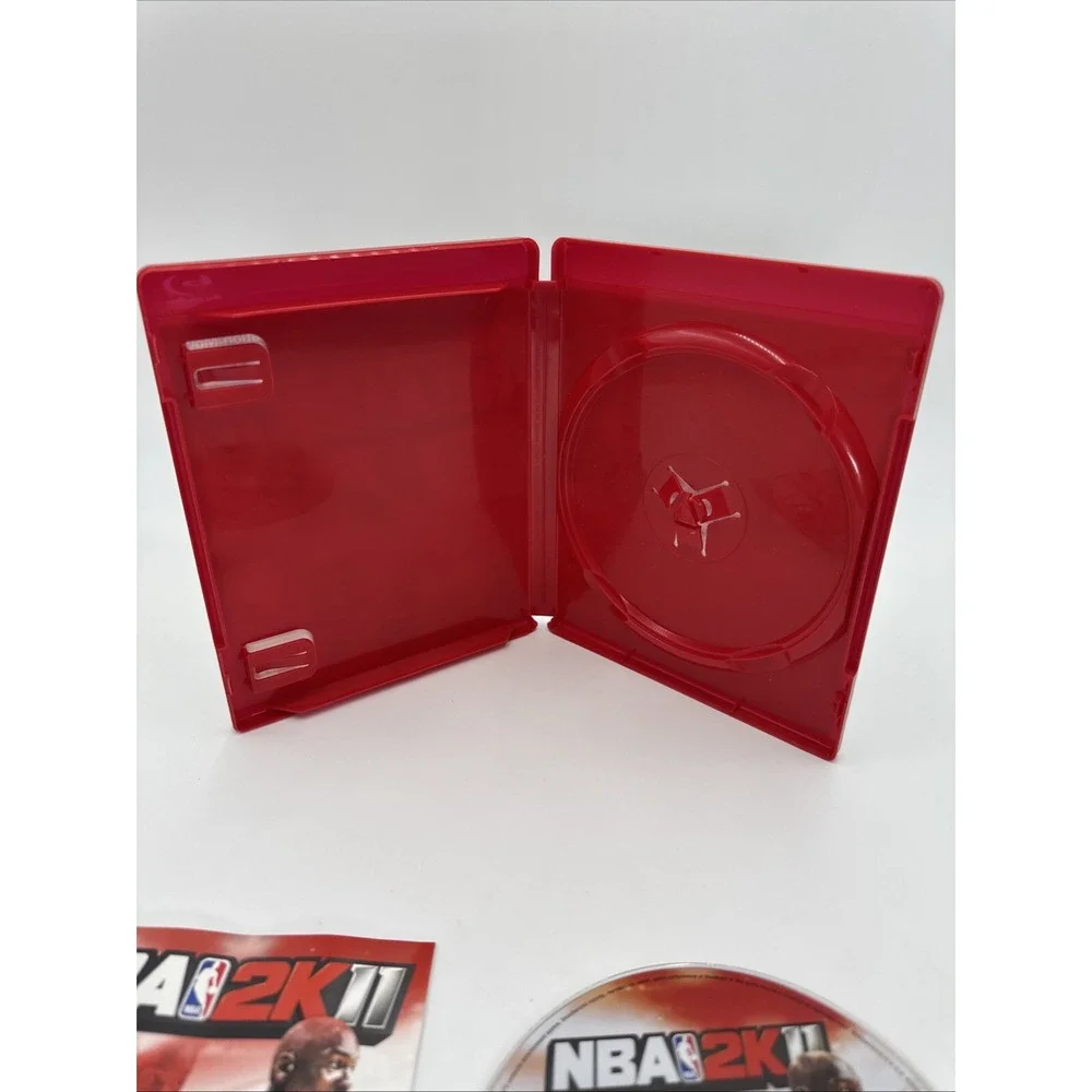NBA‎ 2K11 PlayStation 3 PS3 Red Case & Blu Ray Disc With Manual TESTED Jordan 23